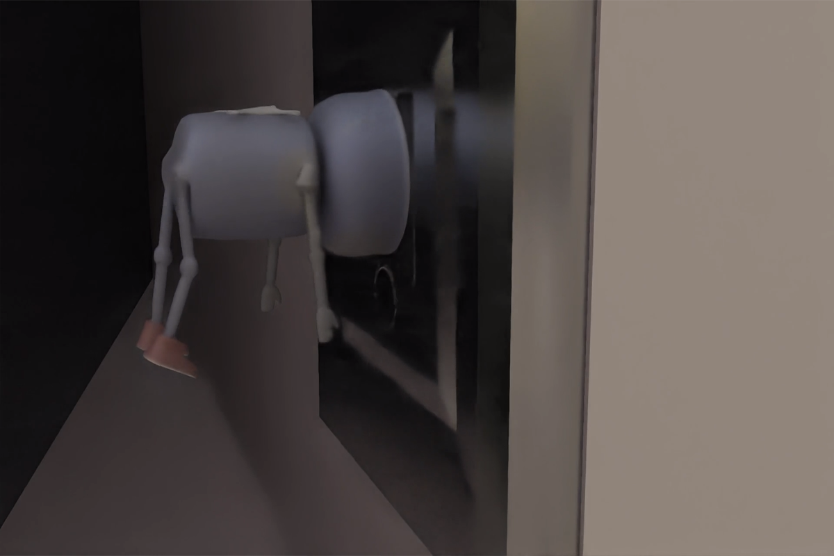 Sparky Hanging out of an outlet